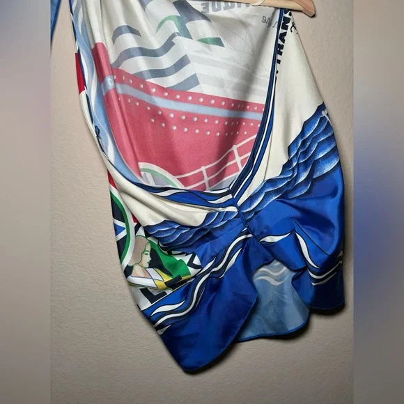 Ralph Lauren Size 6 Adreanna Crepe De Chine Top - Picture 12 of 12